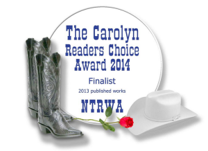 carolyn readers choice award logo finalist